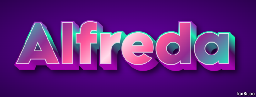 Alfreda Text Effect
