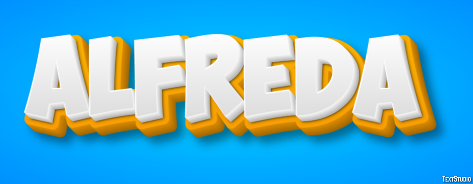 Alfreda Text effect