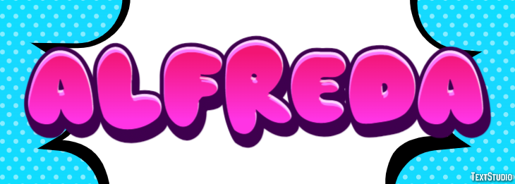 Alfreda Text effect