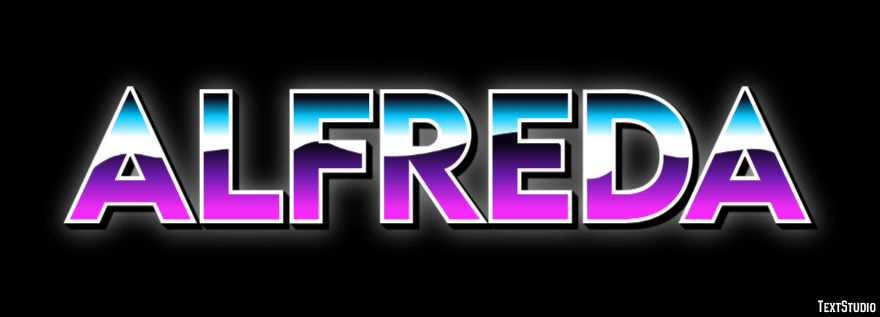 Alfreda Text effect