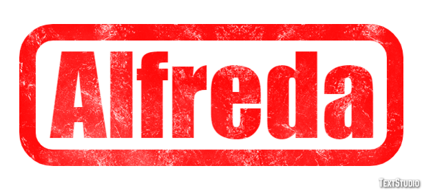 Alfreda Text Effect