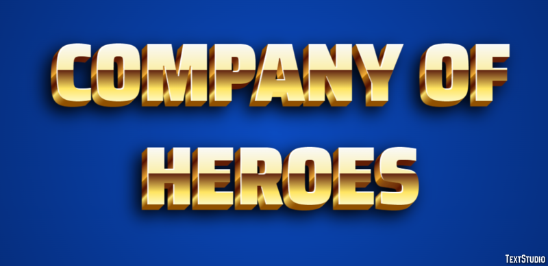 Company of Heroes Texteffekt