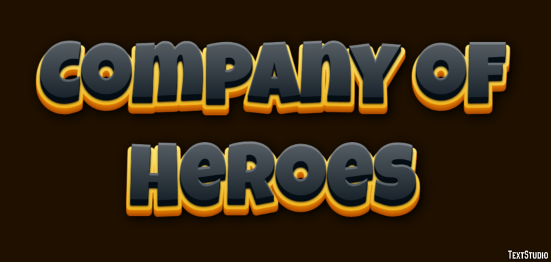 Company of Heroes Texteffekt