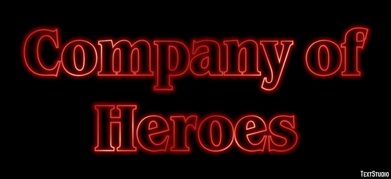 Company of Heroes Текстовый эффект