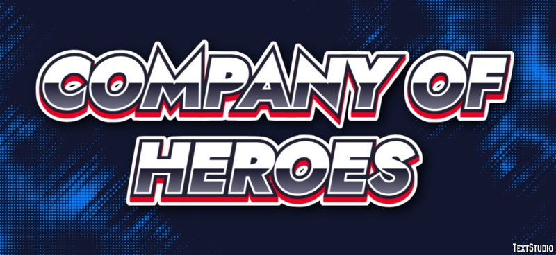 Company of Heroes Текстовый эффект