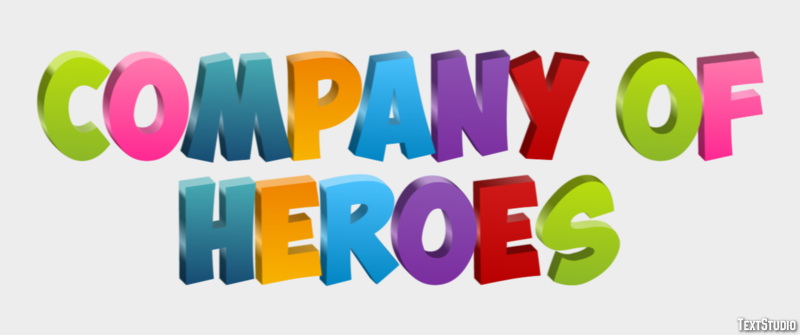 Company of Heroes Текстовый эффект