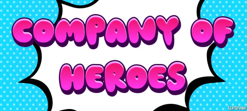 Company of Heroes Текстовый эффект
