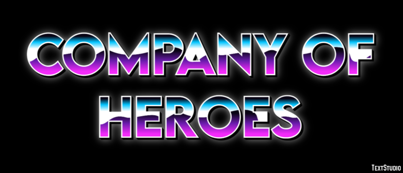 Company of Heroes Текстовый эффект