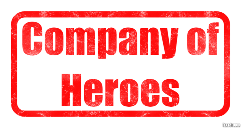 Company of Heroes Текстовый эффект