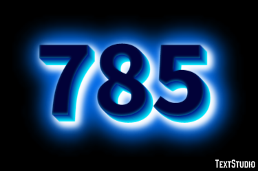 785 Text Effect