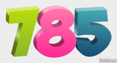 785 Text Effect