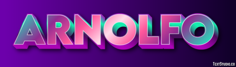 Arnolfo Text effect