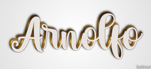 Arnolfo Text effect