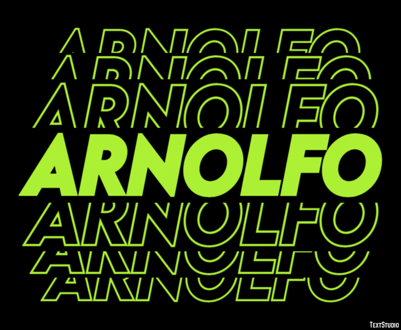 Arnolfo Effetto testo