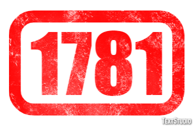 1781 Effetto testo