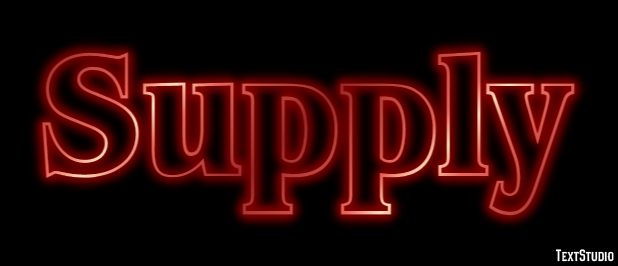 Supply Text Effect