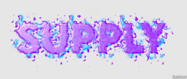 Supply Text Effect