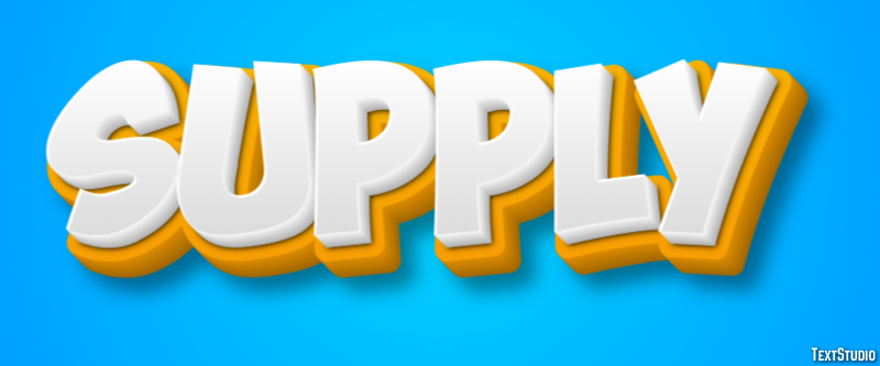 Supply Text Effect