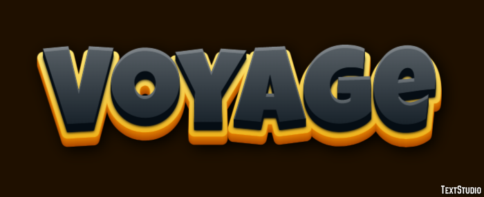 Voyage Effet de texte