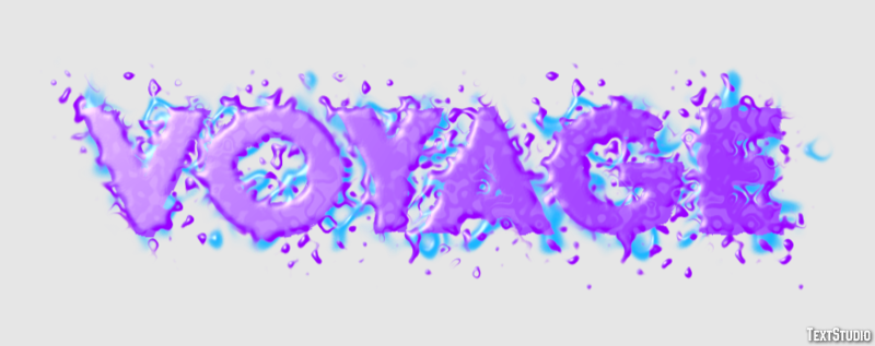 Voyage Effet de Texte