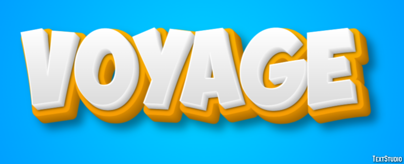 Voyage Effet de Texte
