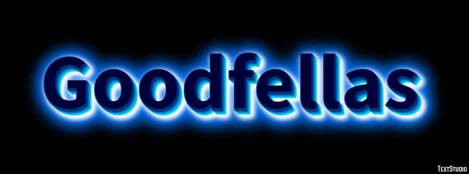 Goodfellas Effetto testo