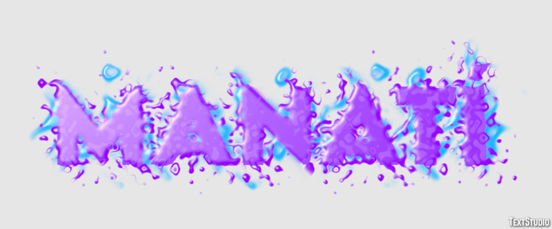 Manatí Efecto de Texto