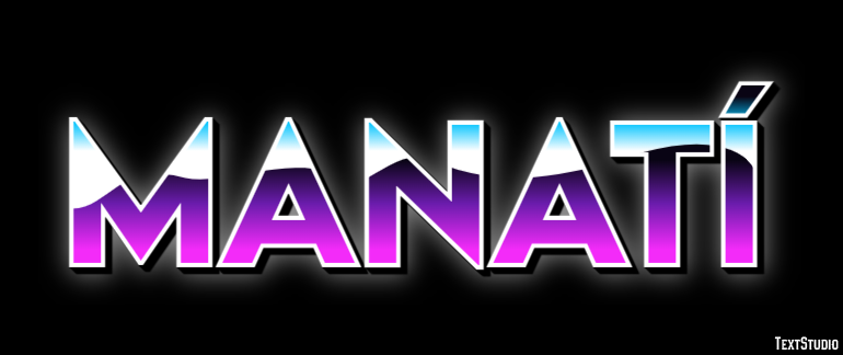 Manatí Efecto de Texto
