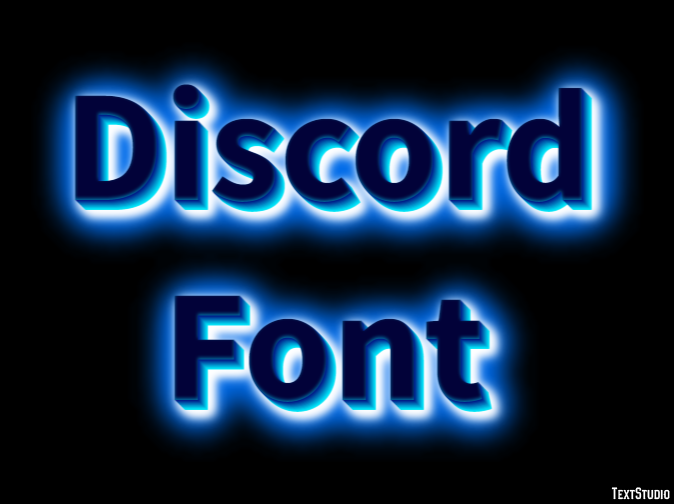 Discord Font Эффект текста