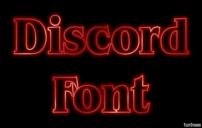 Discord Font Эффект текста