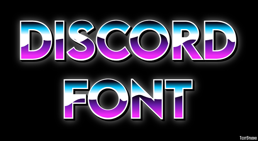 Discord Font Эффект текста