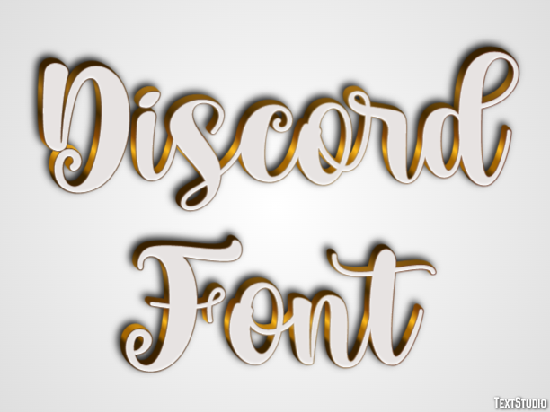 Discord Font Эффект текста