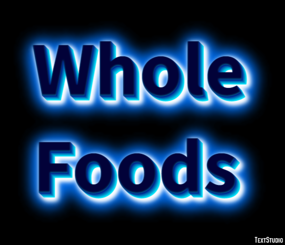 Whole Foods Effet de texte