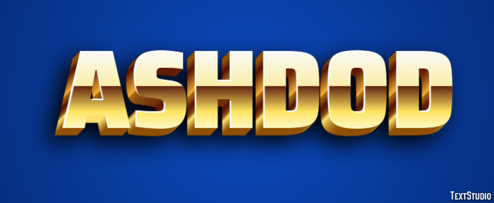 Ashdod Text effect