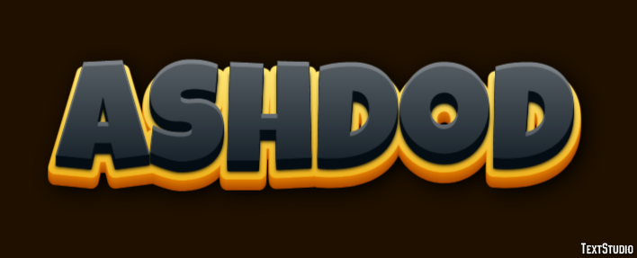 Ashdod Text effect