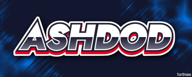 Ashdod Text effect
