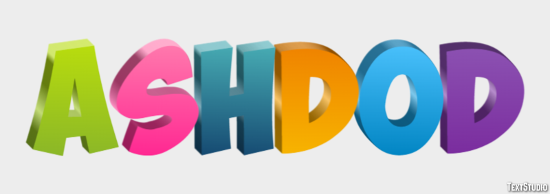 Ashdod Text effect