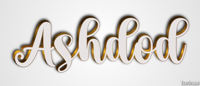 Ashdod Text effect
