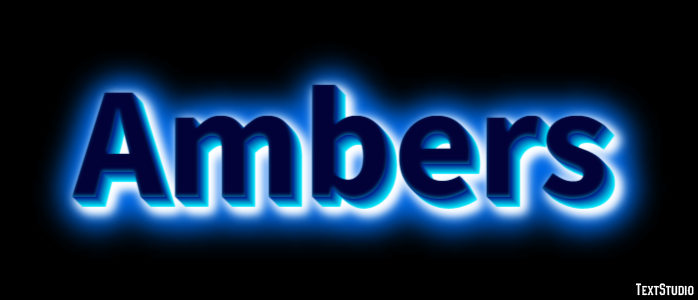 Ambers Text effect