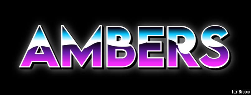 Ambers Efecto de Texto