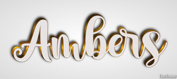 Ambers Text effect