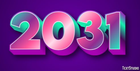2031 Text Effect