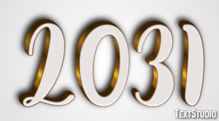 2031 Text effect