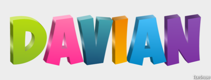 Davian Text Effect