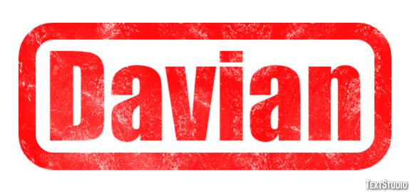 Davian Effetto testo
