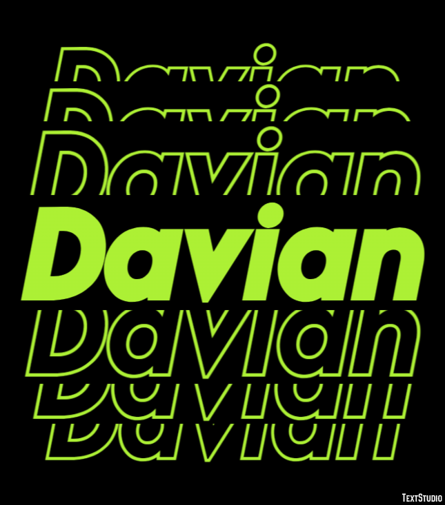 Davian Text Effect