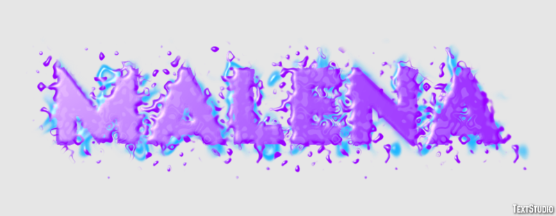 Malena Efecto de Texto