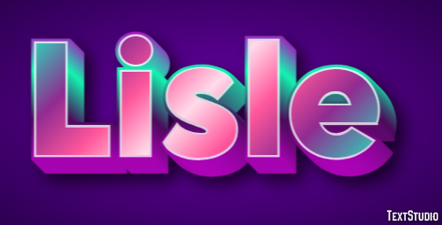 Lisle Efeito de texto