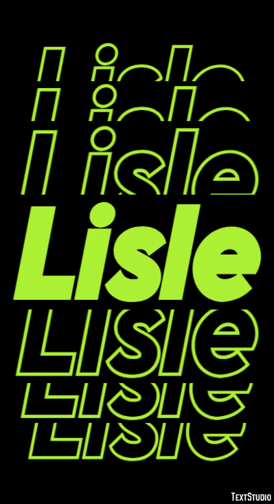 Lisle Efeito de texto
