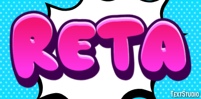 Reta Efeito de texto